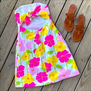 Lilly Pulitzer Strapless Floral dress